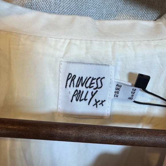 Princess Polly Spiri White Tie-Front Blouse - Picture 13 of 16